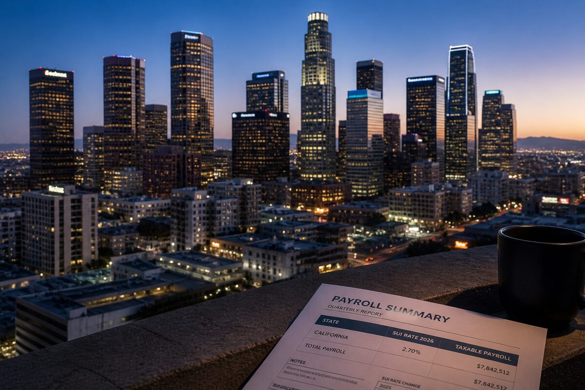California SUI Rates 2026